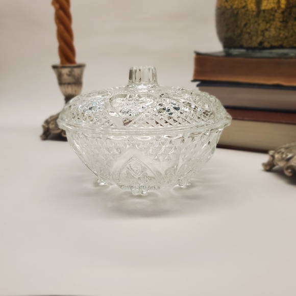 Crystal Bowls Set of 2, Candy Dish KIG brand - Picture 9 of 14